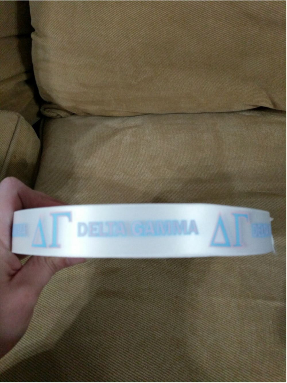 Delta Gamma - 7/8" Ribbon - 10 yards